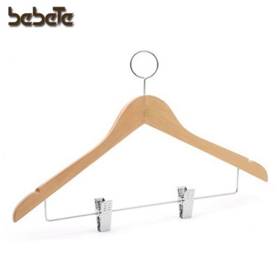 Cheap Wholesale Hotel Anti-theft Wooden Clothes Hanger Lock